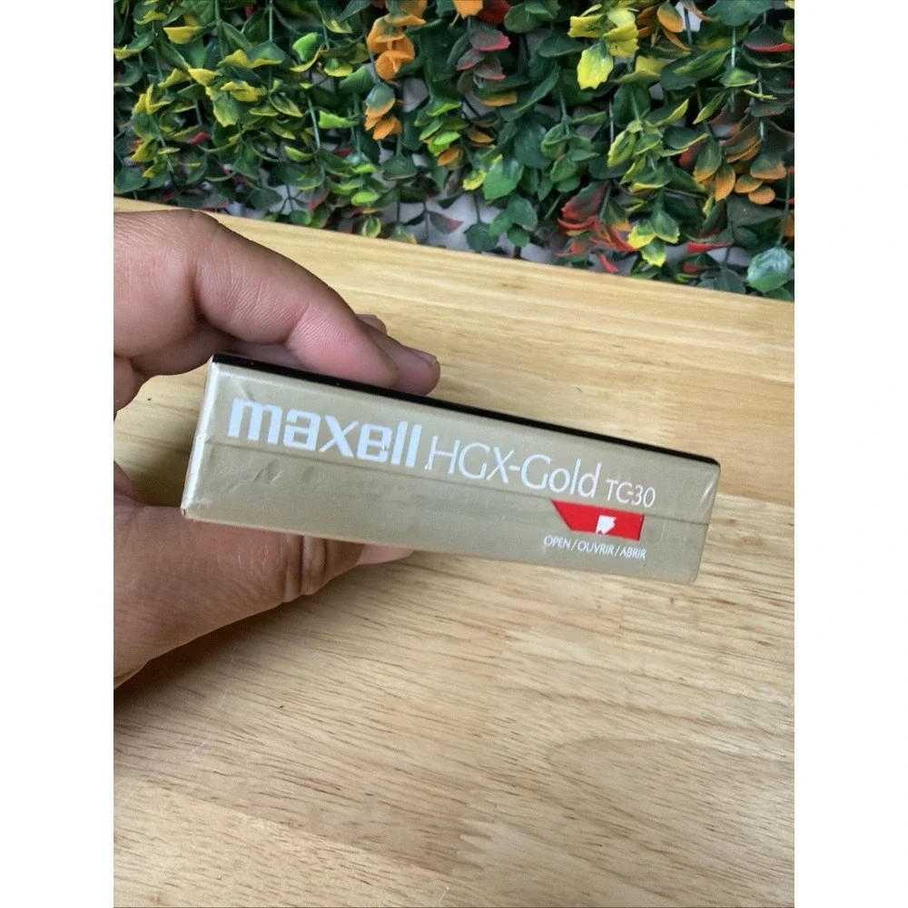 Maxwell VHS-C TC-30 HGX-Gold Premium High Grade Video Tape New Sealed